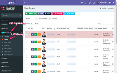 Tutorial Menu Keluarga di Opensid