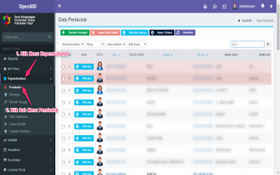 Tutorial Data Penduduk di Opensid